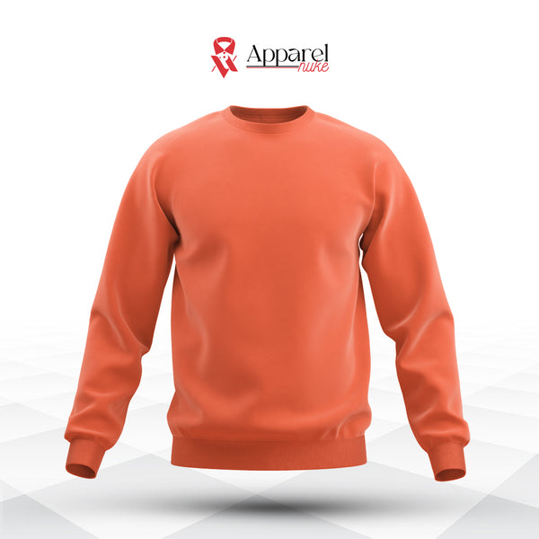 UniSex Heavy Blend CrewNeck Sweatshirt |Orange| Youth