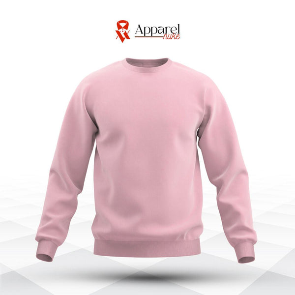 UniSex Heavy Blend CrewNeck Sweatshirt | Safety Pink | Youth