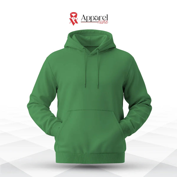 Youth Plain Hoodie | Irish Green