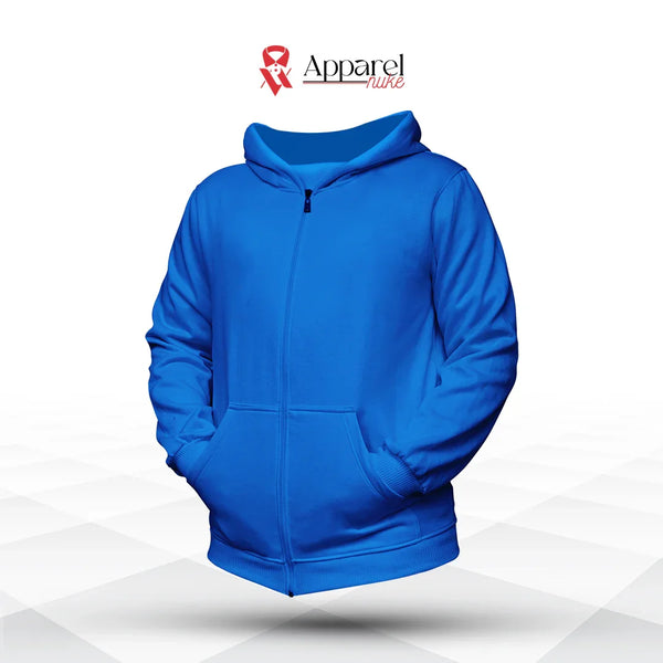 Urban Edge Zipper Hoodie | Blue | UniSex